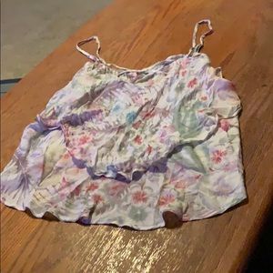 Floral tank top